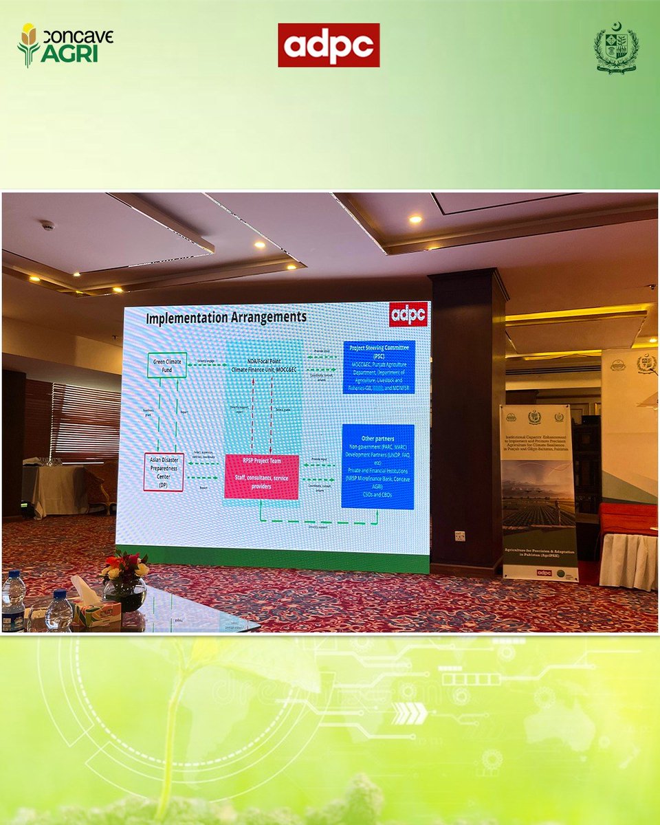 Concave_Agri's tweet image. Concave AGRI partners with ADPC in a GCF-backed project on precision agriculture, led by Dr. Azeem, to boost climate-resilient farming in Pakistan.

concaveagri.com | 051-111-547726 

#ConcaveAGRI #ADPC #ClimateResilience #PrecisionAgriculture #SustainableFarming