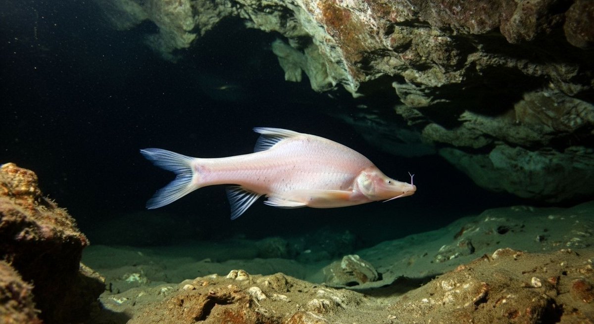 molecology's tweet photo. Out in MEC!
New study by @Biomendi, @Baocheng_Guo, et al. reveals how a #cavefish 🐟 with a duplicated genome 🧬 adapts to life in darkness. Results show that each subgenome follows a distinct evolutionary path.
@WileyEcolEvol
🔗: https://t.co/HysWHna3QI
📷: Yahui Zhao https://t.co/gCsRw07kcu