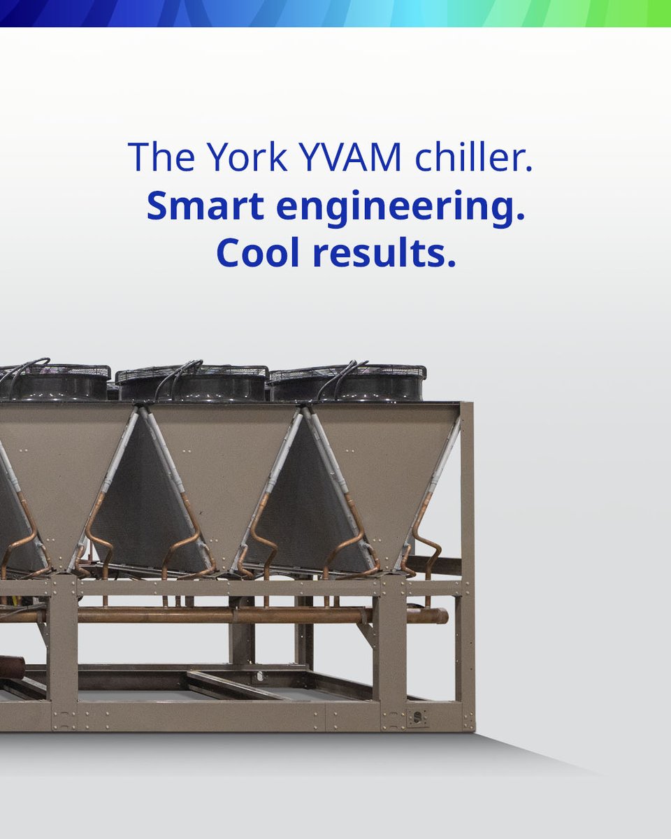 johnsoncontrols's tweet image. Smart and cool? Yes. Very. Cut energy use by up to 40% with the Johnson Controls York YVAM chiller, delivering ROI in under two years. Smart engineering. Cool results. on.jci.com/3KNcjj7