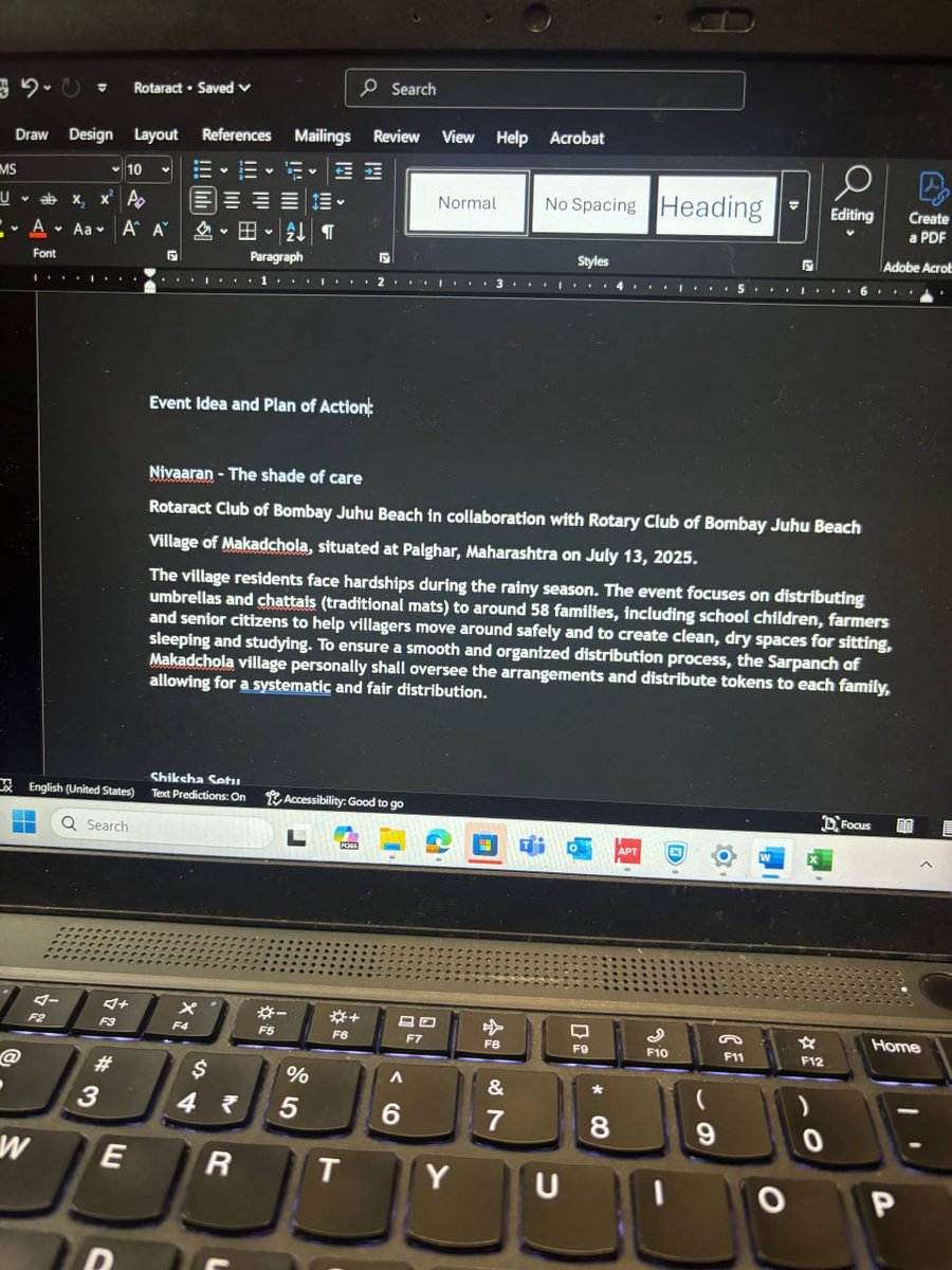 RCBJB's tweet photo. 🎥 Day in the Life of an Rotaracter – Bigg Boss Style

📢 “Raat ke 11 baje hain… aur Rotaract House ke sadasya apne events ki reporting aur documentation mein vyast dikh rahe hain 📝💻✨.”

#rotaractmumbai #SMPL2025 #RCBombayJuhuBeach https://t.co/z12xJdp87U