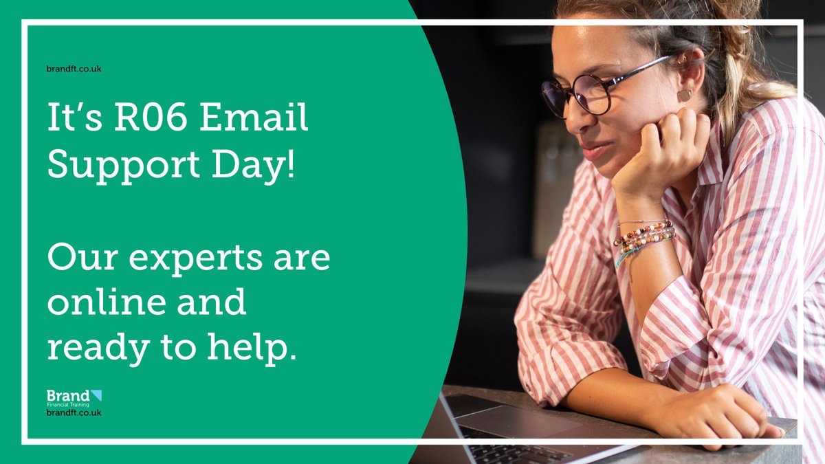 🚨 It's R06 Email Support Day!🚨

Our experts are online 9 am-5 pm to:
✅ Answer your questions
✅ Clarify case studies
✅ Share last-minute tips

Plus, get a Q&amp;A summary of today's discussions.

Still time to join 👉 bit.ly/46C0qDY

#R06 #CII #FinancialServices