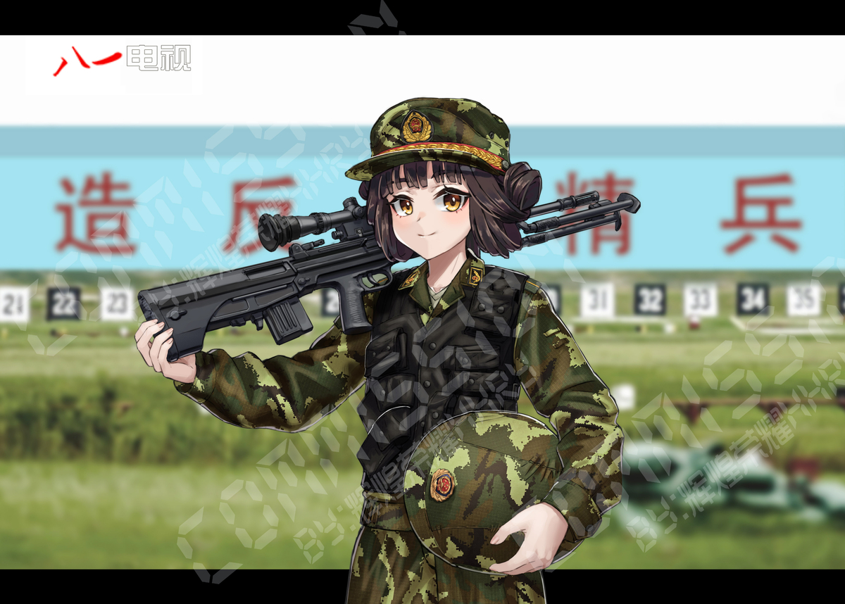 javis016's tweet image. commission——2000s PAP QBU-88 #PAP #PeoplesArmedPolice #人民武装警察 #少女前線 #GirlsFrontline #QBU88 (1/1)