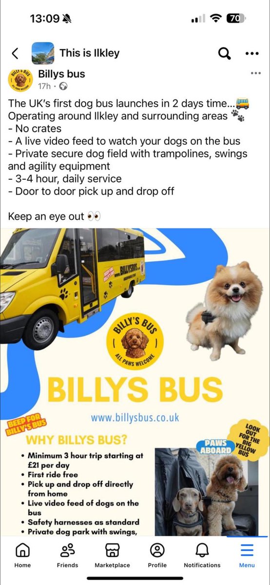 Mummy says she wants a job on this bus! Pfft.