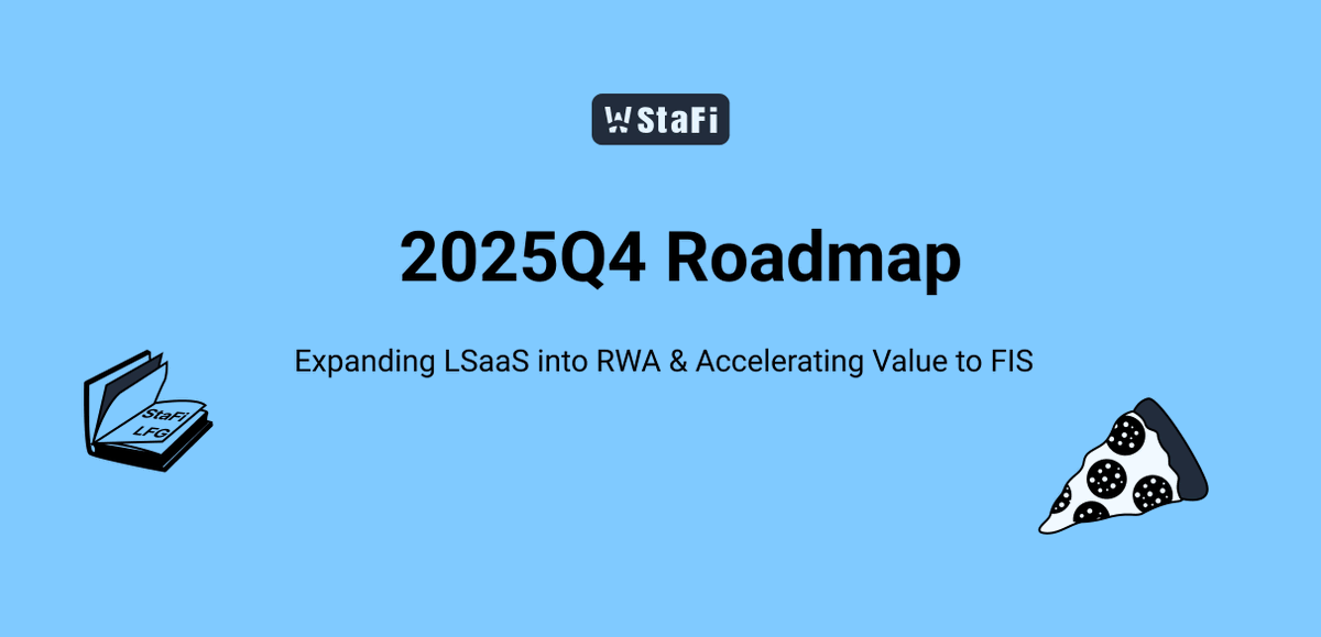 StaFi_Protocol's tweet photo. 🏆Q4 Targets:
1️⃣ Launch #Stablecoin LST as the first step of expanding #LSaaS into #RWA
2️⃣ Support new SubDAOs & partners (e.g. U2U, Stable & Plasma) while exploring AI & DePIN use cases
3️⃣ Advance #$FIS tokenomics: lower inflation & shift value capture to protocol revenue
👉 Full roadmap: https://t.co/AdfABbDdpq
#LSAAS #RWA #Stablecoin
