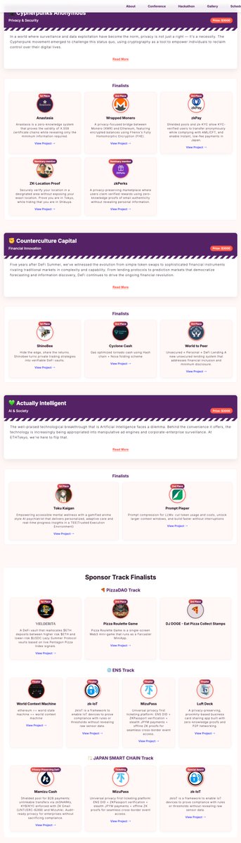 yosuke_eth_dev's tweet photo. Thank you to everyone who participated in the hackathon at ETHTokyo'25!🎉
We have posted the finalists for each track on our website.
We hope you can use this as proof of your achievement and for promotional purposes.
https://t.co/9tm96uGcYz https://t.co/ALtbAq0x8r