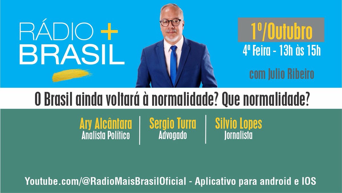 MAISBRASILRADIO's tweet photo. Estamos vivendo o tal de “novo normal”!?
https://t.co/zhiN5SsDsv https://t.co/NOBzL7A71B