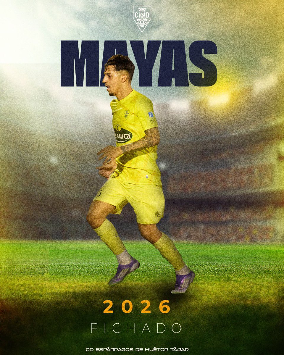 CDHuetorTajar's tweet image. 💛 NUEVA INCORPORACIÓN 💙

Se suma al equipo Mayas, jugador del pueblo 🙌.
Un lateral derecho y extremo con garra, velocidad y desborde por la banda, que seguro nos dará muchas alegrías y será clave en nuestro juego.

¡A darlo todo en el campo, Mayas! 💪⚽

#CESURCA #CDHT