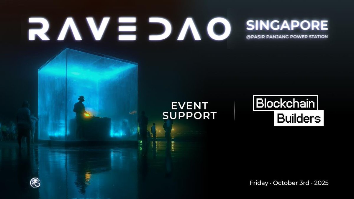 RaveDAO's tweet photo. ๐ Stanford brains, blockchain bangers. ๐ง โก๏ธ๐ชฉ
@theBBFund is supporting #ENL1GHT Singapore ๐ธ๐ฌ
Backed by the Stanford Blockchain community, they fuel founders building the future of digital infrastructure. Visionaries on-chain, ravers on the floor.
Oct 3 the culture shift goes https://t.co/TZiLwrqZDj