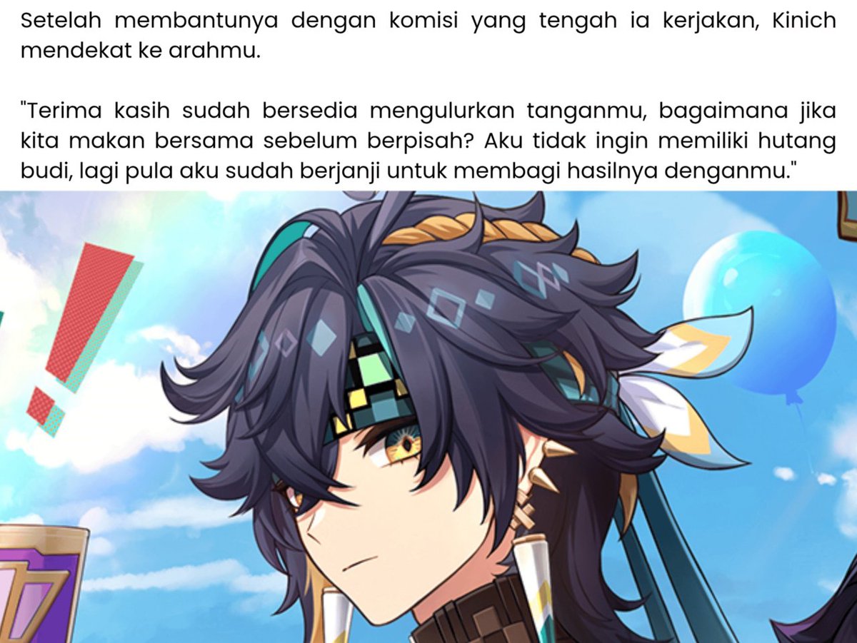 !2dfess Halo aku sedang dalam misi untuk mencari teman baru. Silahkan balas IC di bawah, jatuhkan IC atau taruh kata kunci untuk berinteraksi. Kalian juga boleh menekan tombol hijau untuk berinteraksi di lain waktu, terima kasih.

CANON