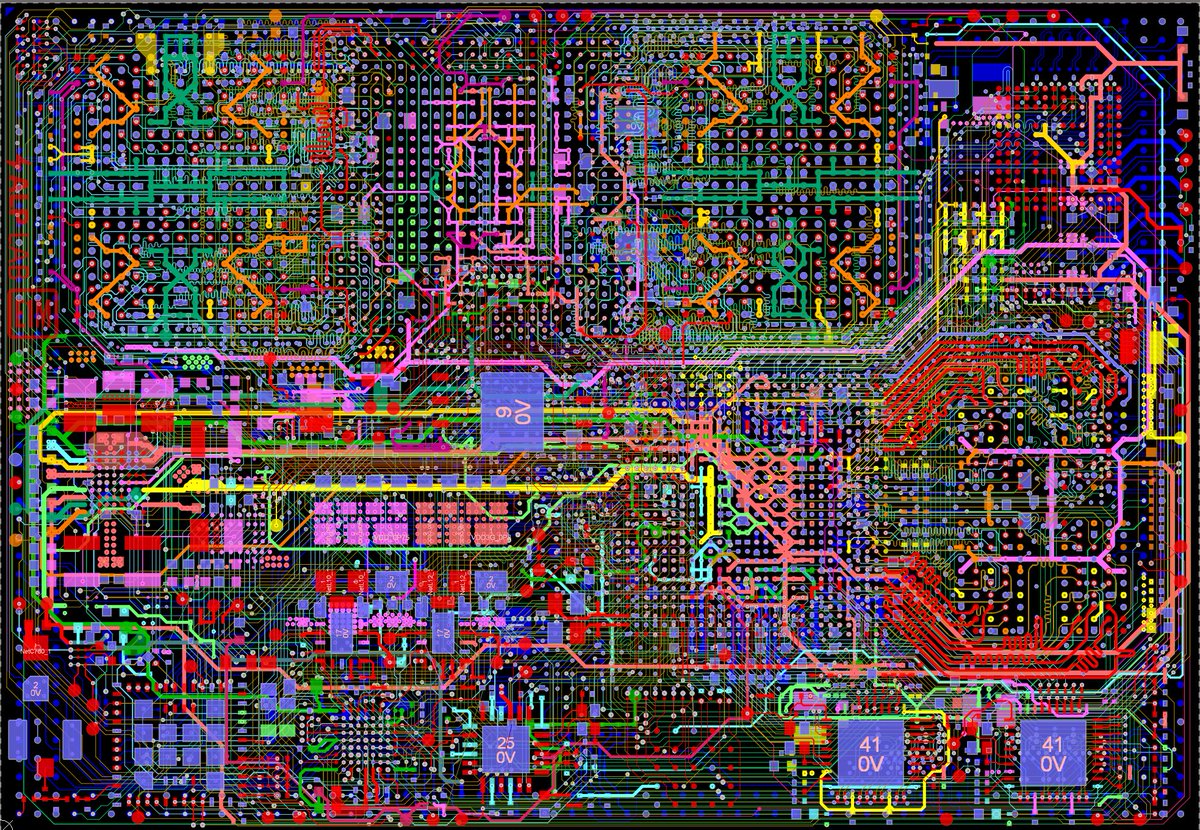 cneralp's tweet image. Can you guess the number of layers? 

#pcb #layout