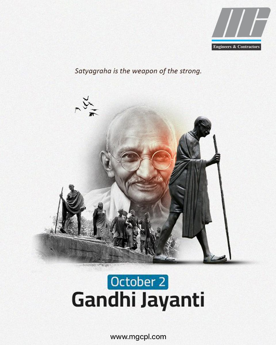 mggrouppkl's tweet photo. MG Group wishes you a peaceful Gandhi Jayanti!  

#GandhiJayanti let’s remember the values of truth, peace, and non-violence taught by Mahatma Gandhi.

May his principles continue to inspire us toward unity, progress, and harmony.

#GandhiJayanti #MGGroup #Peace #Truth https://t.co/85YR9MsBxE