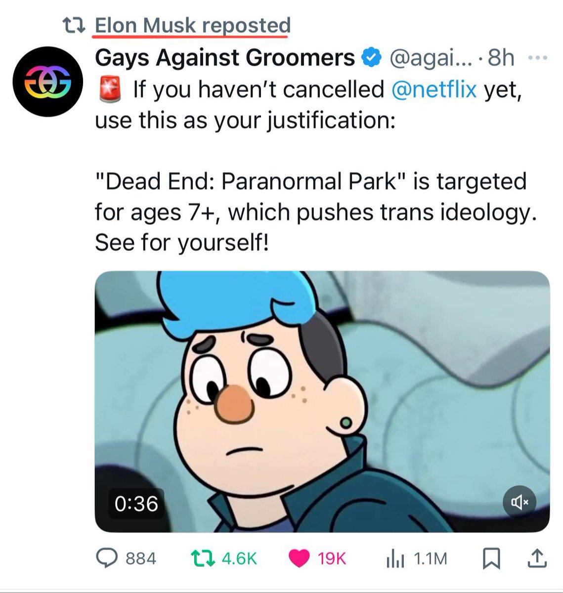 Thousands dropped their Netflix accounts in just a matter of hours after posting. The hemorrhaging at <a href="/netflix/">Netflix</a> continued all night.

Despite the massive backlash from Cuties, they still advertise shows damaging to children &amp; encouraging kids to butcher themselves!
#CancelNetflix