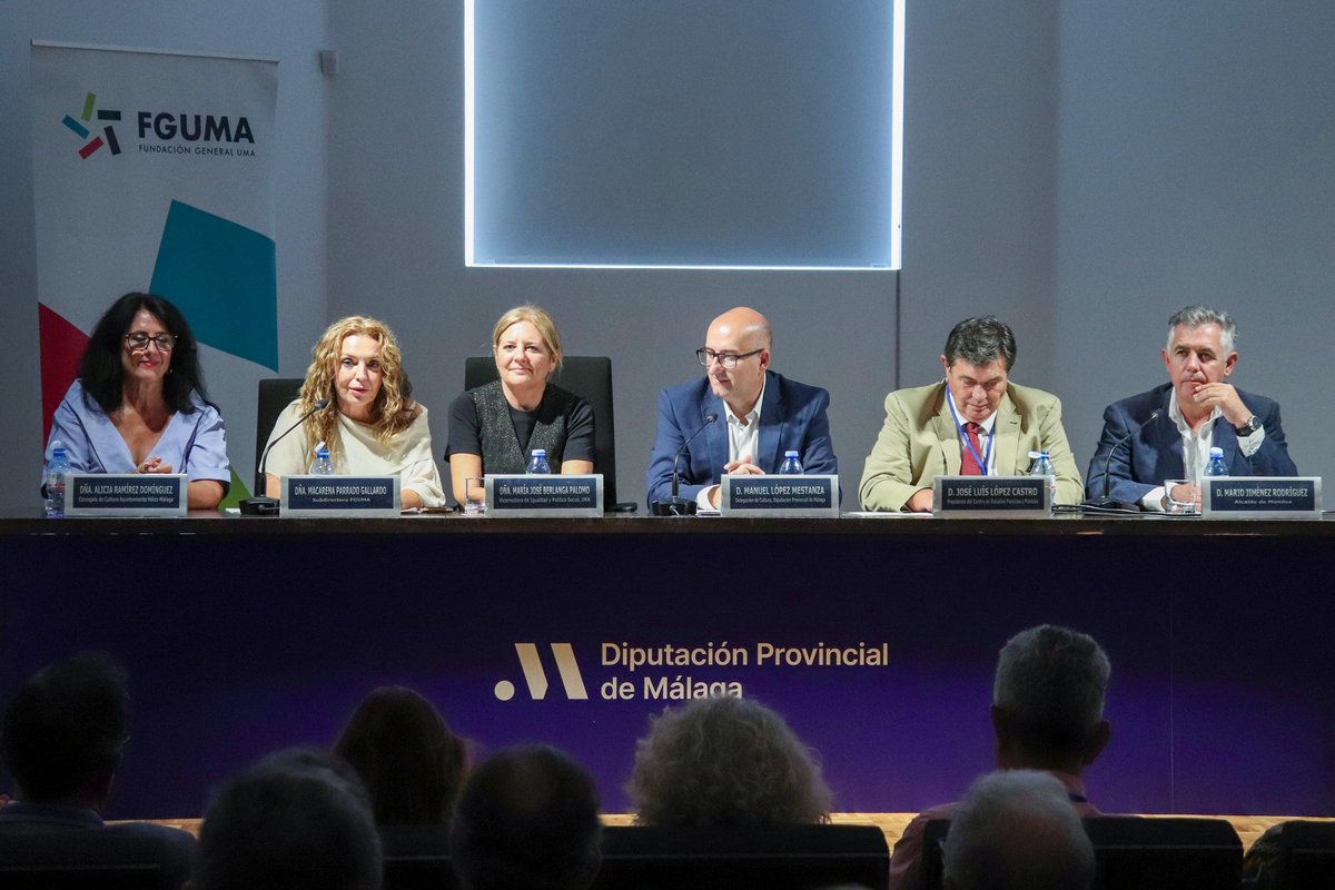 fguma's tweet photo. 📸 Os compartimos algunas imágenes de la inauguración ayer en @diputacionMLG del Congreso internacional sobre arqueología fenicia, organizado por la @infouma y la #FGUMA junto a @Manilvaprensa y @AytoVLZ 👏¡Lleno absoluto!
https://t.co/wjpzjoJiK9 https://t.co/vn6KMlZROe