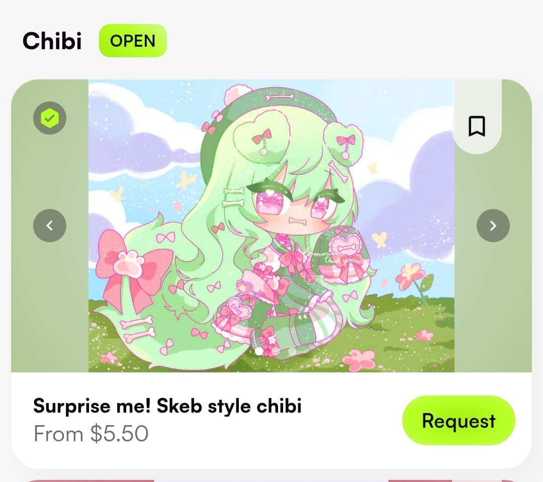 I opened my skeb chibi until the end of the day with unlimited slots &gt;&lt;

 It has both my sparkly and detailed chibi style
