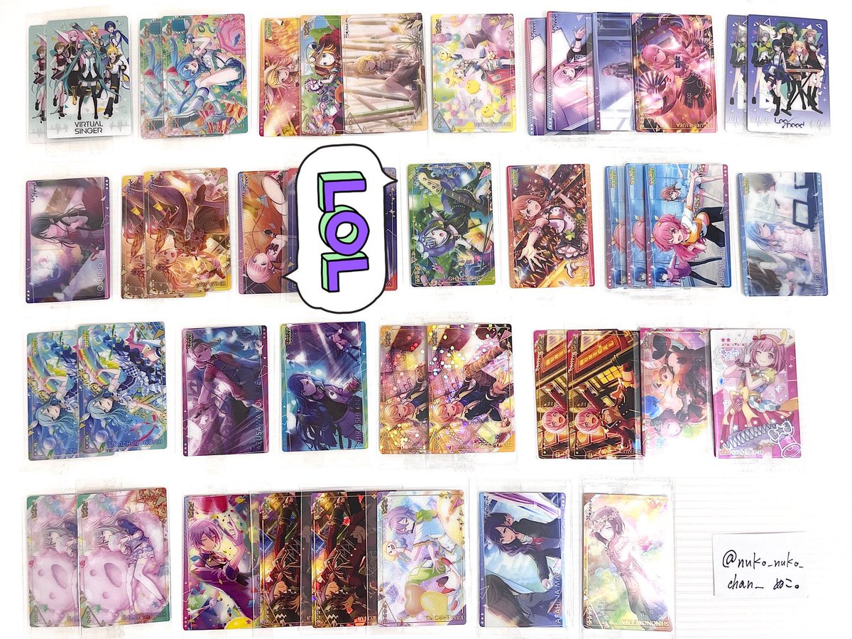 nuko_nuko_chan_'s tweet photo. プロセカ 交換 譲渡

求♥希望額 ≫ 画像5枚目 その他えむレン

譲♥ミク リン レン ルカ 一歌 咲希 穂波 志歩 みのり 遥 愛莉 雫 こはね 杏 司 えむ 寧々 類 まふゆ 絵名

一部抱き合わせあり
早く手放したいので値下げ歓迎します◎ https://t.co/LHDm7NHfcl