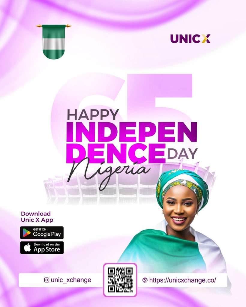 🇳🇬✨ Happy Independence Day, Nigeria! ✨🇳🇬

From 1960 till today, the Naija spirit has always been about resilience, hustle, and sabi moves. At UnicX, we celebrate the strength of every Nigerian pushing boundaries, creating opportunities, and making things happen against all odd.