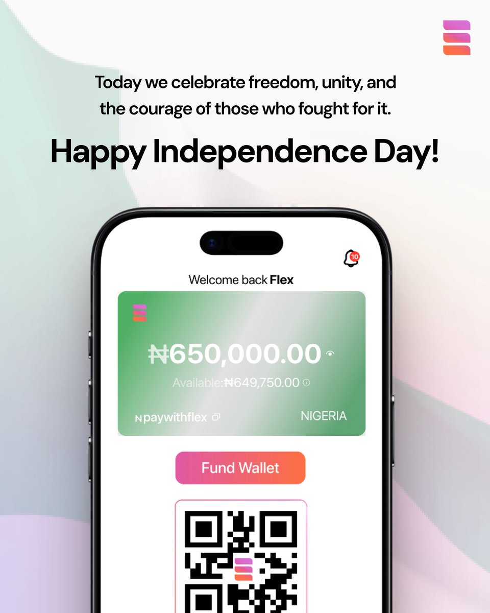 Freedom. Unity. Courage.
Happy Independence Day, Nigeria. Keep FLEXing 🇳🇬