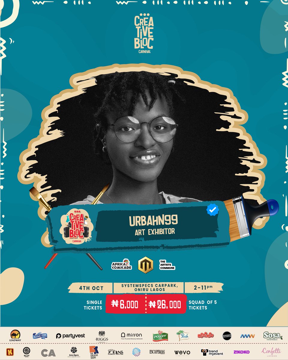 saba1_kiki's tweet photo. I’m Urbahn99 a digital artist, creative designer and an art clothing brand owner  based in festac town lagos Nigeria.I will be exhibiting at the creative bloc festival this Saturday 🔥🔥🔥🔥😎.@CreativesBloc 

#Creativebloc #Creativebloccarnival #creativefestivals https://t.co/g7enhPNqYT