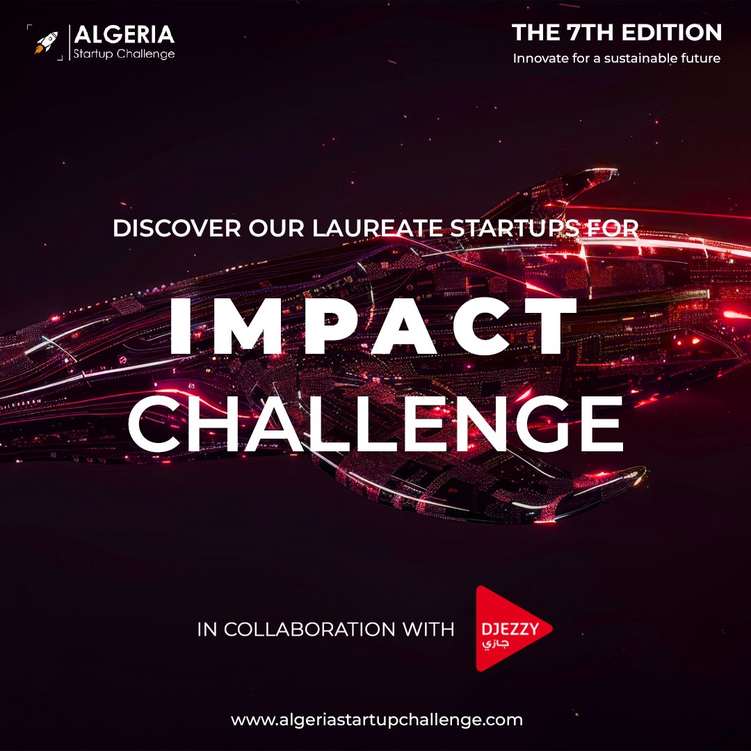 djezzy's tweet photo. Congratulations to the winning startups of the first edition of the Impact Challenge: Tahwissa- Optima - Foniz
Stay tuned to see their impact on digital inclusion in Algeria!
#ASC2025 #Djezzy #ImpactChallenge #InclusiveDigital #Sustainability #OpenInnovation #Startup #Technology https://t.co/Rzc10oNfdM