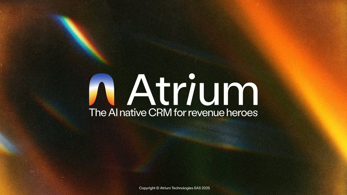 mengde_gtm's tweet image. Introducing Atrium, the AI native CRM for revenue heroes.
Stop wrestling with clunky CRMs that slow you down. Start closing deals faster with an AI assistant that actually understands your business.
⚡ Built for doers, not data entry:
✨ AI agents that prospect, enrich &…