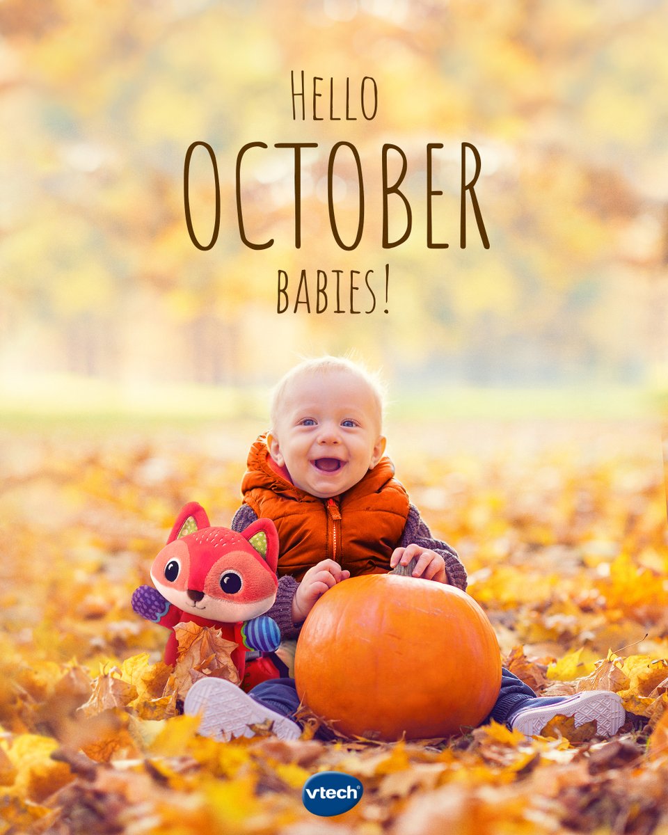 Happy October! 
🍁🦊🍂🎃
If you don't take a pic of your baby with a big pumpkin, did Fall really happen?
