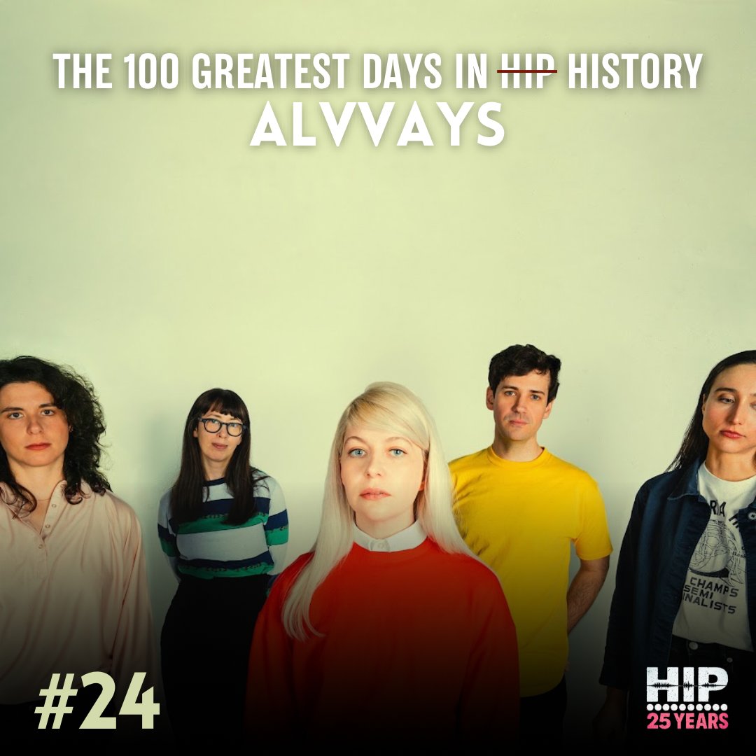 HIPVideoPromo's tweet image. Alvvays has paved their way into the indie scene, and since working with them in 2014, they have shown their unlimited talents and sounds #HIP100 #25YearsofHIPVideoPromo
