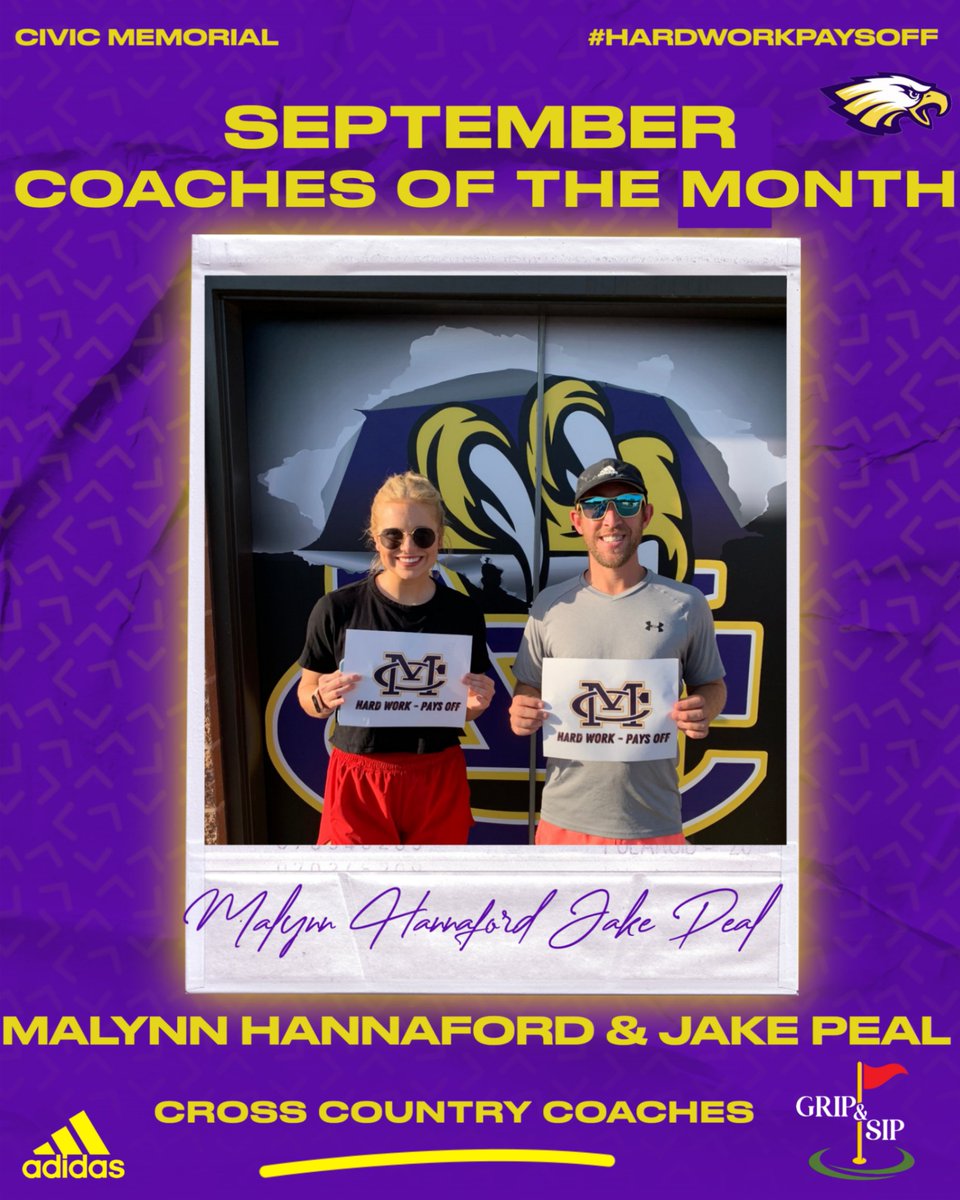 #HardWorkPaysOff for our <a href="/cmcrosscountry/">CM XC/ Track</a> team as they are blessed to have BOTH coaches earn the September Coaches of the Month award!