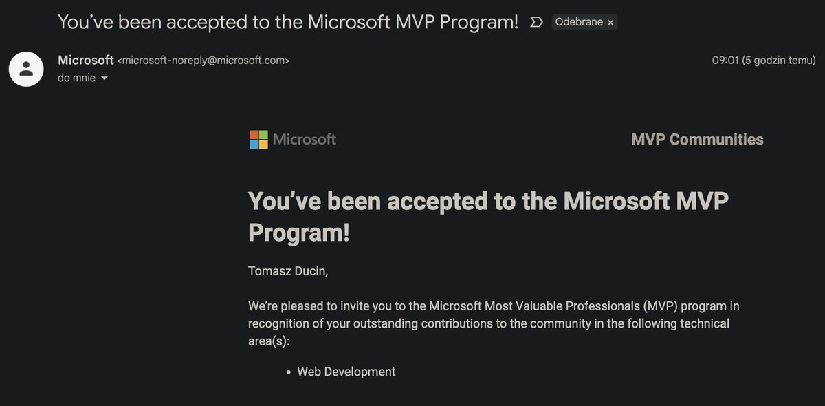 Tomasz Ducin tweet media