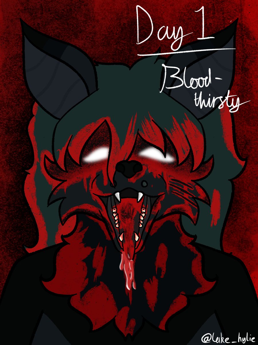 lake_hylie's tweet photo. day 1 of #goretober !!!
I'm using the poppetober template made by @op0ppet!!

//#youngartist #artistsontwitter #furryartwork https://t.co/AehgDZZnow
