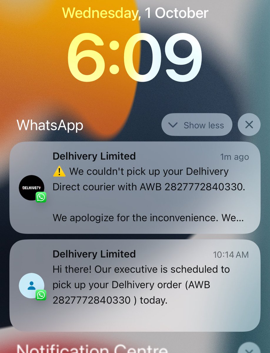 he_mantic's tweet photo. @delhivery @help_delhivery This happens everytime I order a shipment from delhivery https://t.co/T3aykU0INN
