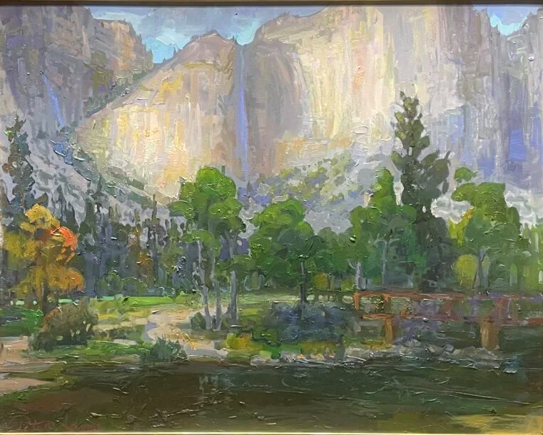 ArtRenewalCtr's tweet photo. Echoes of Yosemite brings together the majestic vision of Yosemite with Classic landscapes of  William Keith (1838-1911) &amp; vibrant interpretations of contemporary California Art Club artists.
9/19-12/14/2025 Saint Mary's College Museum of Art, Moraga, CA
https://t.co/dNKF2D9N6Y https://t.co/WX1pTxJbJl