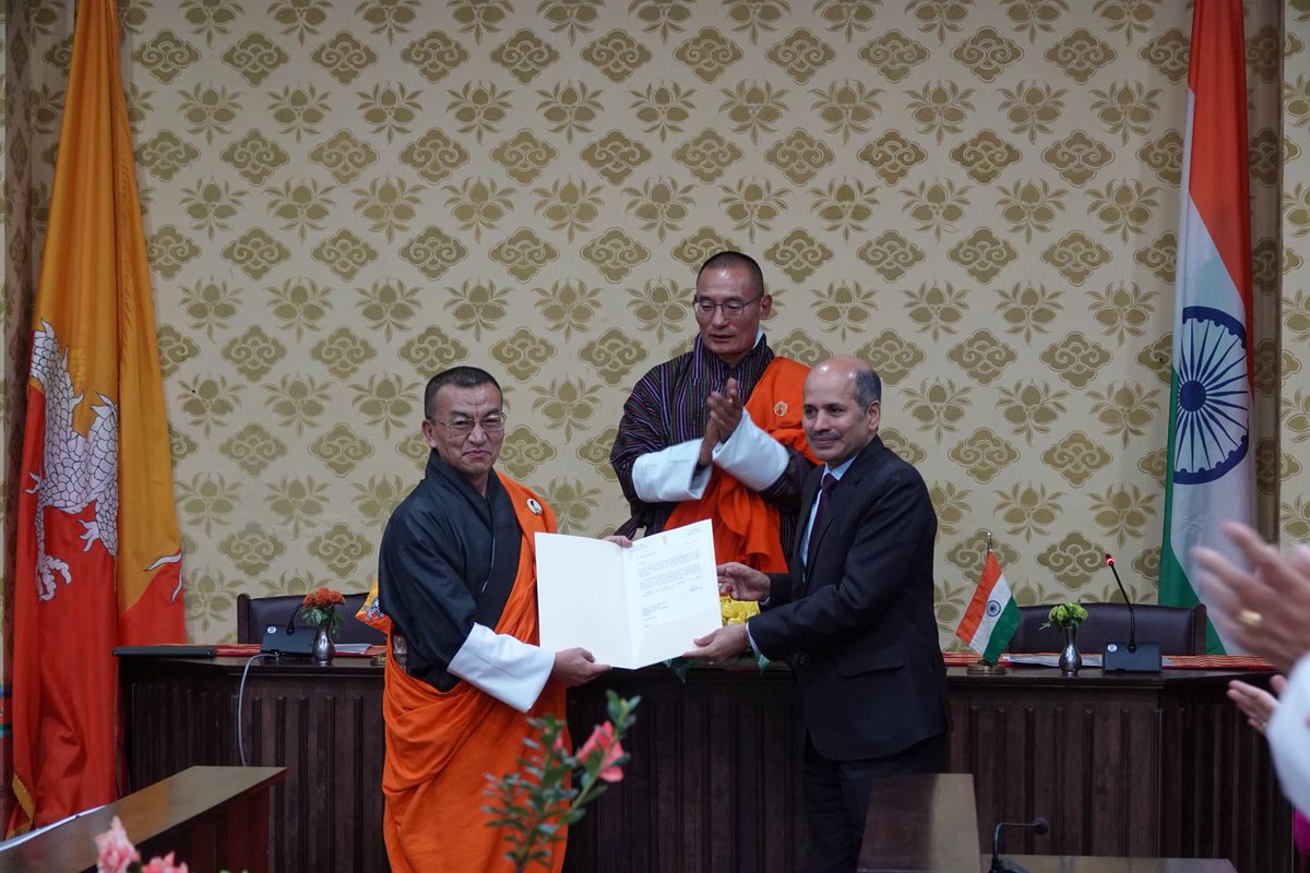 India in Bhutan tweet media