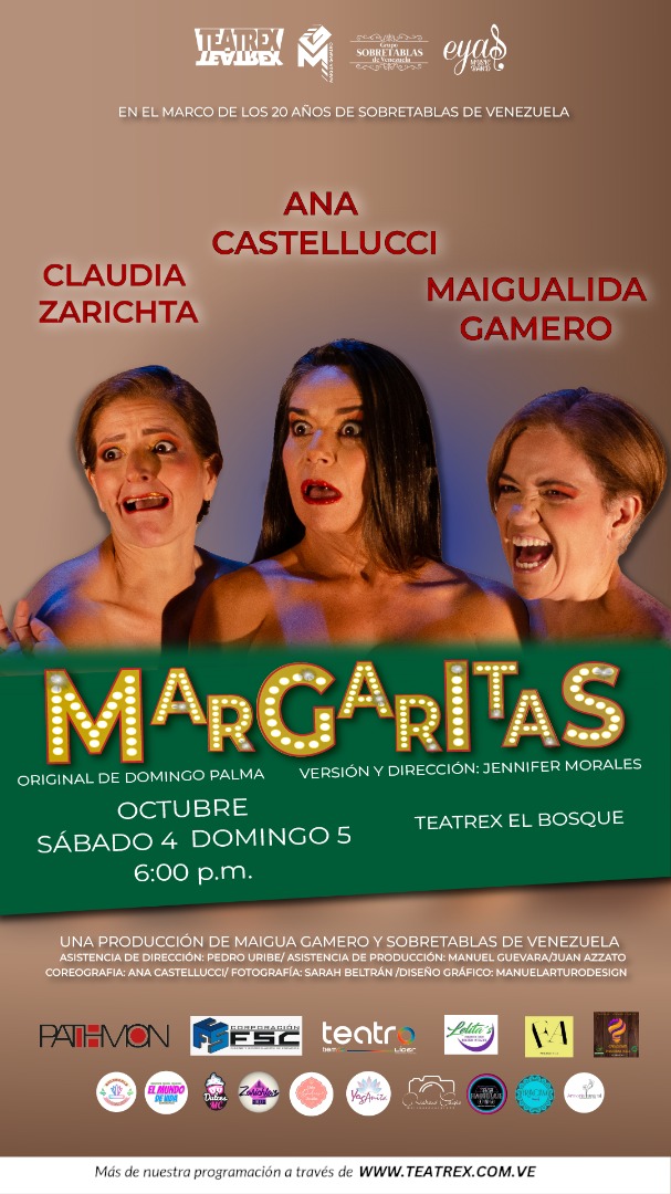 Te esperamos en Teatrex El Bosque. Este 4 y 5 de octubre. Hora: 6 p.m