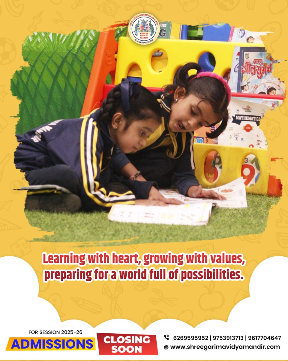 SGVMIndore's tweet image. Guiding every step with wisdom and purpose.

#LearningWithValues #Shreegarimavidyamandirschool #InspiringGrowth #ShapingMinds #WorldOfPossibilities