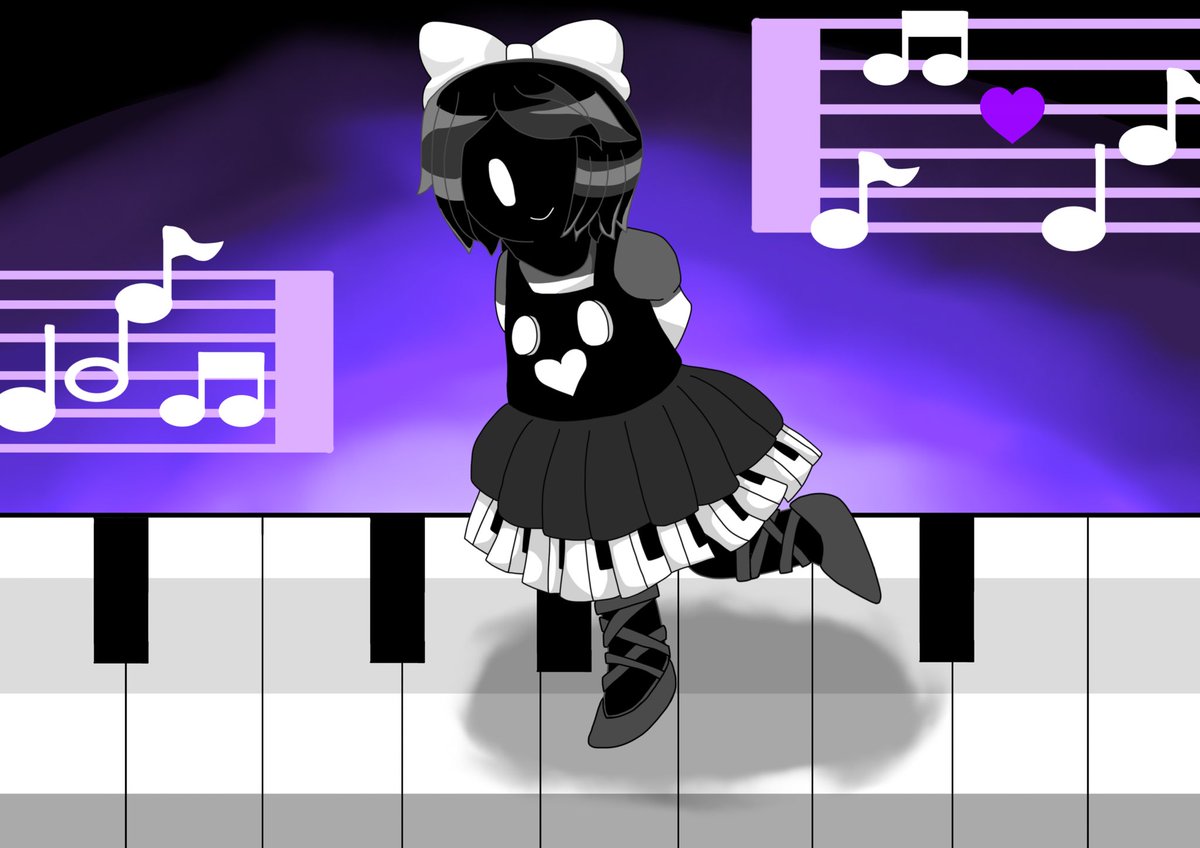 RAKUYU_0426's tweet photo. #デルタルーンファンメイド #DELTARUNEfanmade #Keyara
🎵過去のワルツ🎹💜 https://t.co/72RSsuIsuP