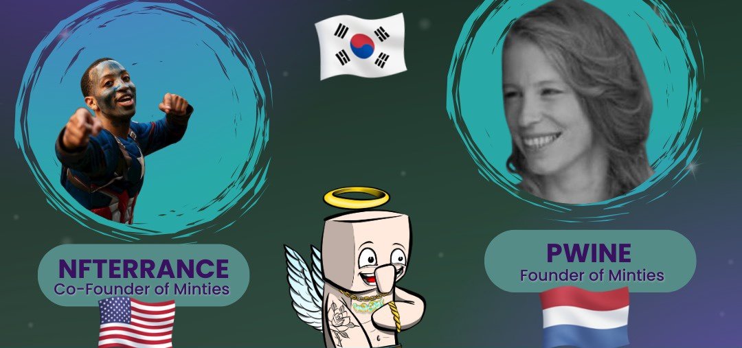 In about 14 hours founders from Minties, Pwine (<a href="/PetraPetra0404/">Pwine</a> ) and <a href="/nfterrance420/">NFTerrance.eth</a> will meet in real life in Osaka, Japan, and will live stream on Twitch and Go Live on Twitter/X! Make sure you tune in and say hi! 

See you all soon!