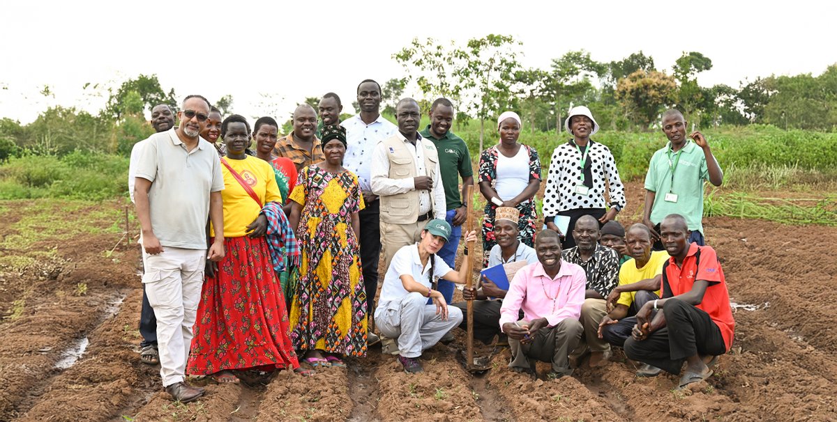 GOAL_Global's tweet photo. The INSPIRE Project is supporting smallholder farmers in Uganda to boost productivity, adopt sustainable land-use practices, and drive inclusive development.

Recently, Naomi Wyles, GOAL’s Deputy Regional Director for Africa, visited Luuka District to meet with Participatory Integrated Planning (PIP) communities that are already improving their farming systems and embracing new technologies.

One example was Mr. Nsubuga Wycliff, a 35-year-old lead farmer hosting an Irrigation Learning Site, where 30 local farmers tested low-cost irrigation methods and compared traditional practices with improved ones, leading to higher yields and stronger resilience.

“INSPIRE is a journey where households and communities act as agents of their transformation, shaping the direction of change,” said Naomi. “I look forward to seeing the results of Wycliff’s and the community’s hard work.”

GOAL Uganda’s Country Director, Dawit Beyene, thanked the Embassy of the Kingdom of the Netherlands in Uganda for their continued support in making this impact possible.