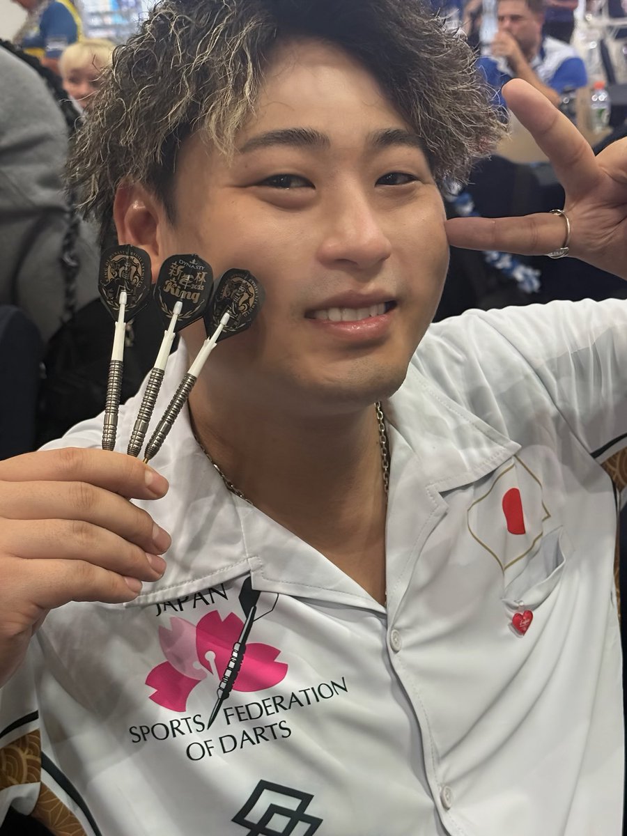 ダーツ金メダリスト畦元隆成選手マイダーツセッティング