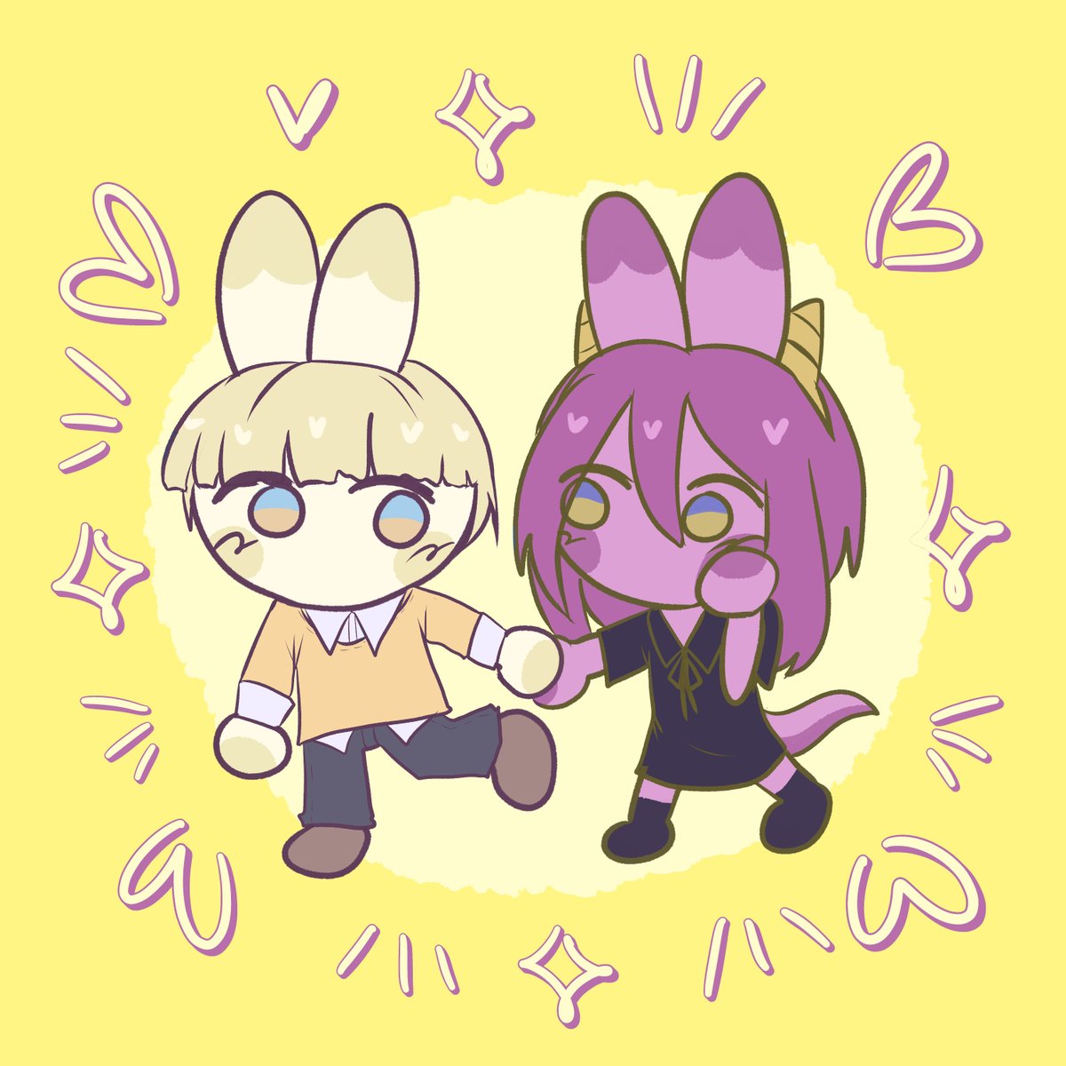 kokonupis's tweet photo. 💛COMMS FOR @halesama_ 💜

tysm!!! i loved drawing all of this 🫶🫶 if anyone is interested in either a polaroid or one of those bunny gummies check my vgen! https://t.co/xcFm6iTojy

#VGenComm #vgen #戦隊大失格 #RangerReject #sentaidaishikkaku https://t.co/KxHr9A0Mla