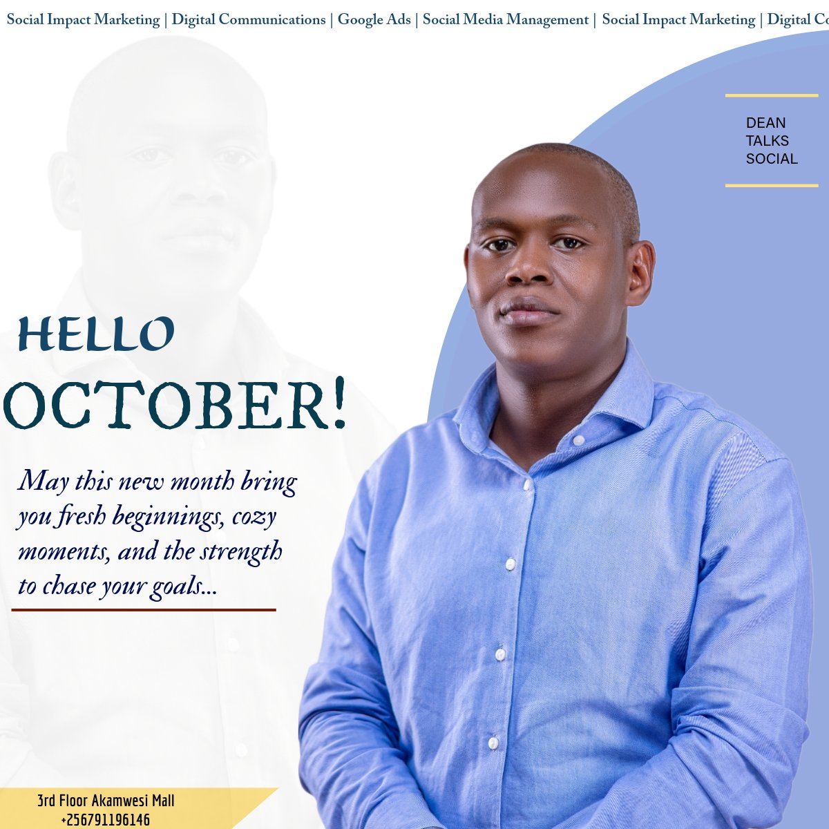 Hello October!
We're open for business..