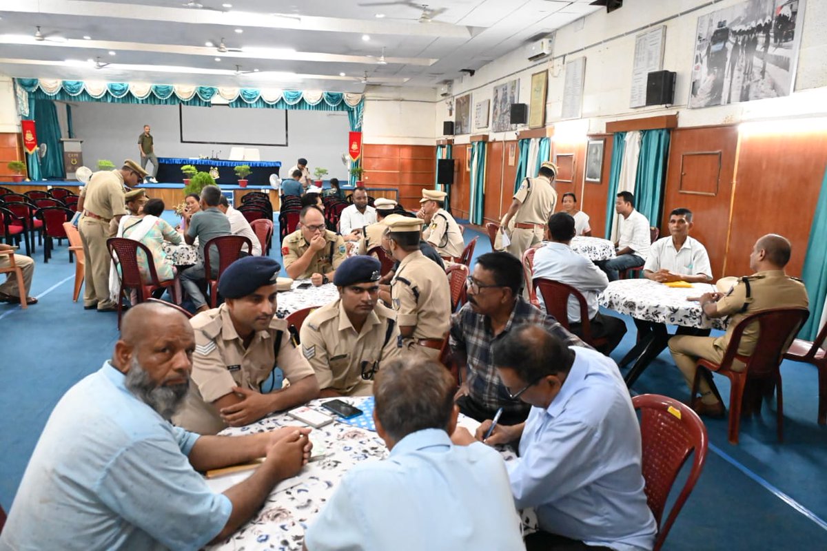 "Honoring our commitment towards  veterans' welfare, 
A Veteran's Day and WARB meeting was successfully organised on 29/09/2025 at GC CRPF Guwahati, chaired by the DIG.  A meaningful session with our retired personnel to  actively redress their grievances.