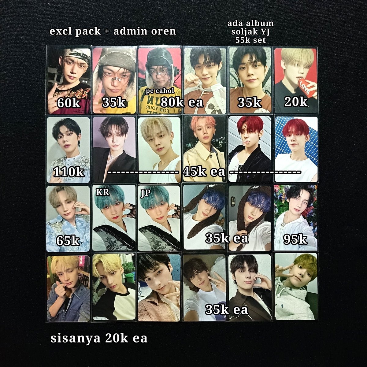[Help RT / Like pls🙏🏻🩷]

WTS TXT
• some negotiable
• excl pack+adm 🍊
• splitpay✔️ fullpay✔️
• keep event with DP
• cancel = DP hangus
• no time waster pls
• mention after DM yaa 🫶🏻 
kalau mau tanya2/nego DM aja

🏠 dom Smg, Jateng
