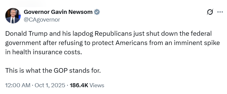 maddenifico's tweet photo. It's this simple: Trump's government shutdown is being done with purpose and intention to inflict maximum pain against the American people for having the audacity to want affordable healthcare. Trump does not believe working class Americans and senior citizens are deserving. https://t.co/sei0uxSaAh