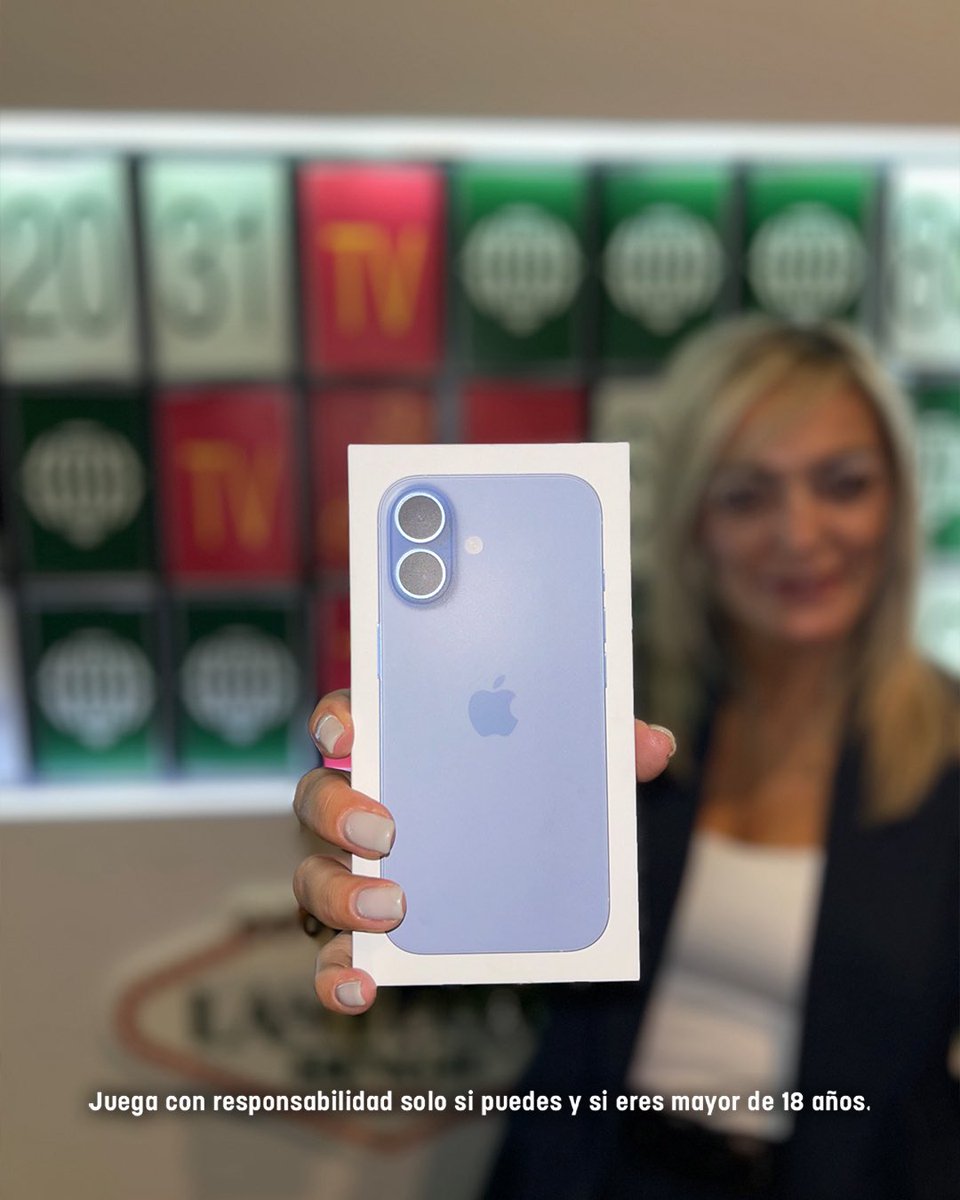 😍𝐄𝐬𝐭𝐚́ 𝐜𝐥𝐚𝐫𝐨 𝐪𝐮𝐞 𝐡𝐨𝐲 𝐯𝐚𝐧 𝐚 𝐩𝐚𝐬𝐚𝐫 𝐜𝐨𝐬𝐚𝐬. 

¡El nuevo #iPhone17 ya está en @bingolasvegas!📲💕

#YoSoyDeLasVegas #madrid #sorteo