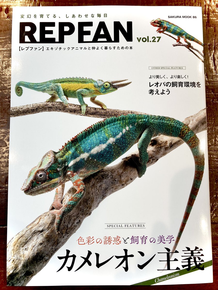 REPFAN vol.27が入荷しました！ 今回の特集は「カメレオン主義