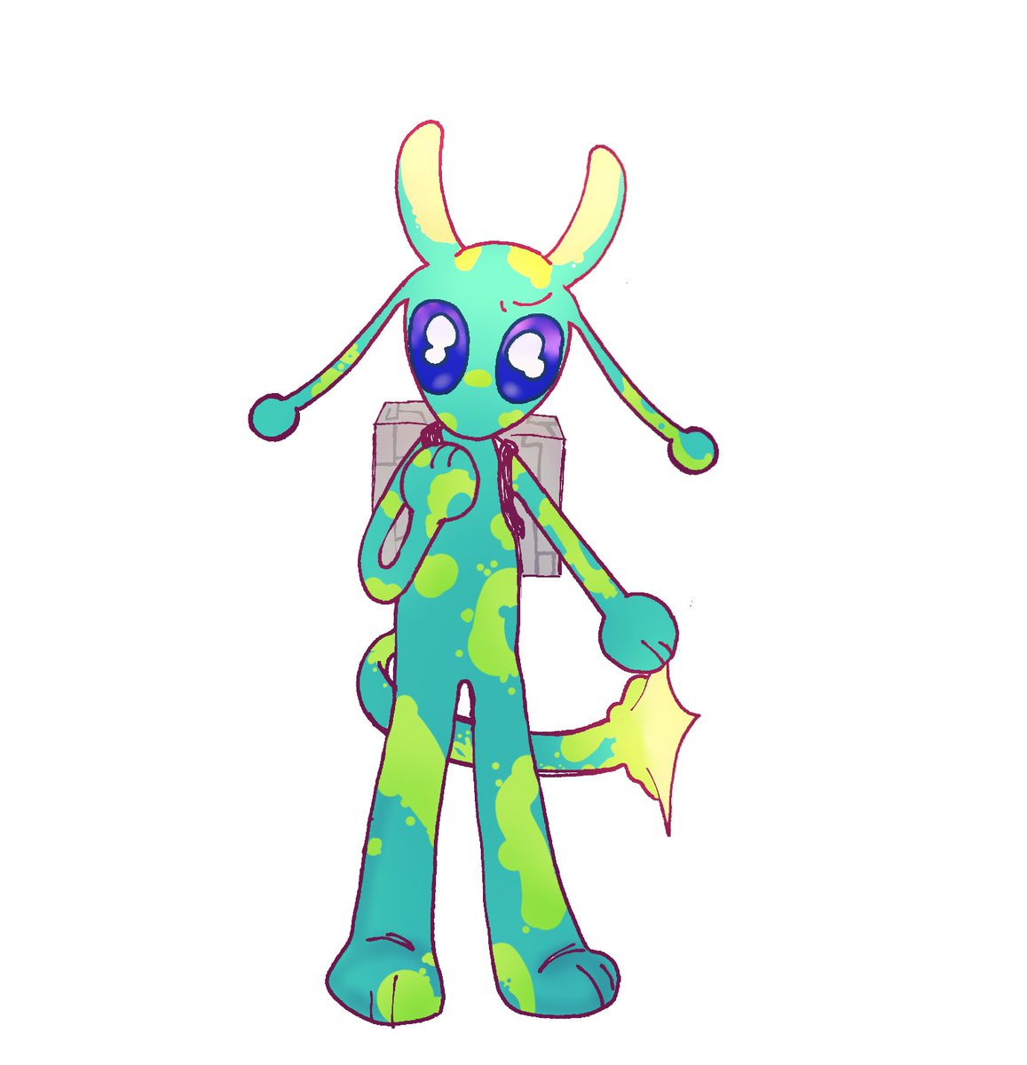 Oro_dumb's tweet photo. Hi guys, this is Zoppy, I had to make him for a job (。ノω\。) and I found him very cute and silly kk (人*´∀`)。*゚+.
#silly #Alien #digitalartwork #skech #doodle #art #skeching https://t.co/w34j1sxL5T