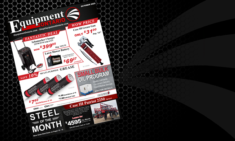 EquipmentOnt's tweet photo. 🍂 Harvest the Savings this October. 🍂
Schumacher Charger is on Sale for only $399, and Save 10% off remaining stock of twine &amp; wrap.

Check our NEW Photo Listings for Great Deals on Pre-owned Equipment.

Download the Full Digital Flyer from the website - https://t.co/Hlz1NPlUr6 https://t.co/ZGfr6qYxUc