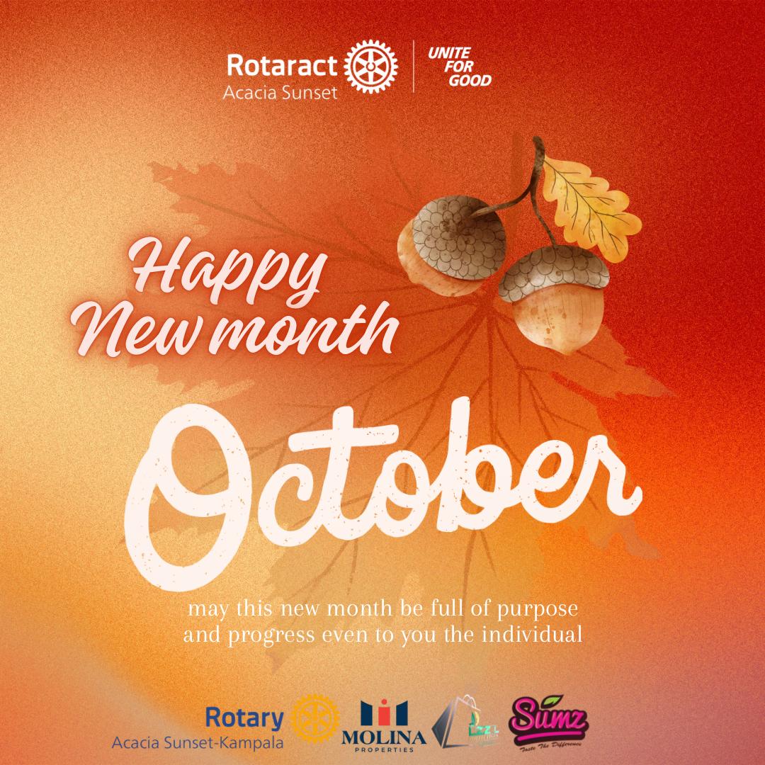 🌟New month, new beginnings and opportunities.🔭
Acacians wish you a purposeful month filled with better results in your endeavours.💫
We love you all.🌹

#Unite4Good9213
#RotaryEyamba