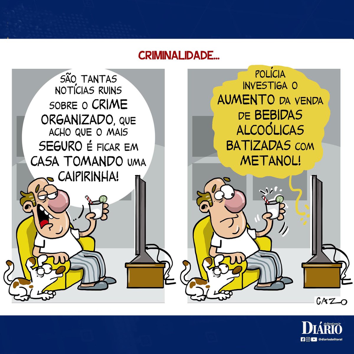 diariolitoral's tweet photo. Confira  a #CHARGE de hoje !

#cazo https://t.co/hFslnOAa2b
