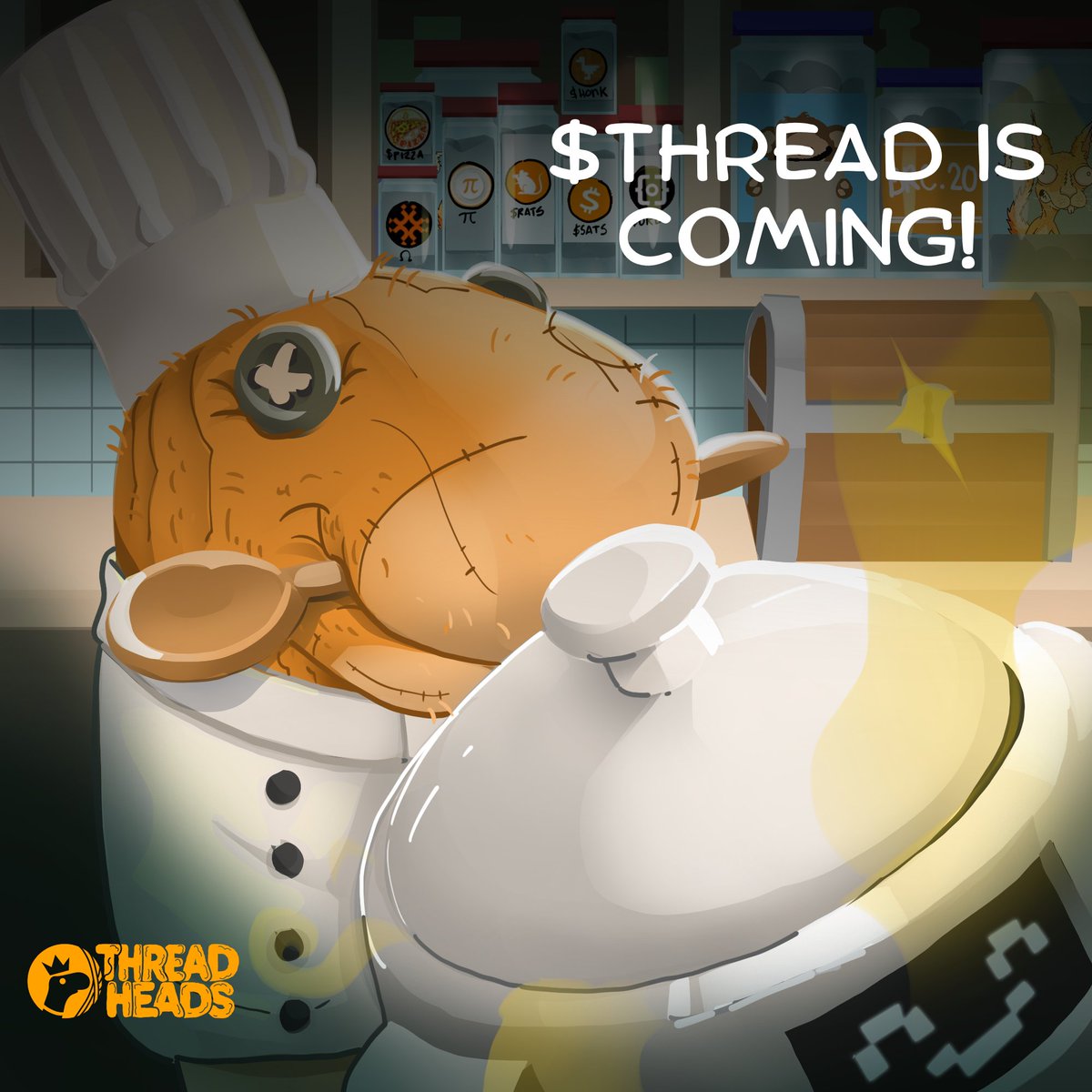 ThreadHeadsBtc's tweet image. $THREAD IS COMING VERY SOON... We&apos;re cooking something good with @coincookercom...